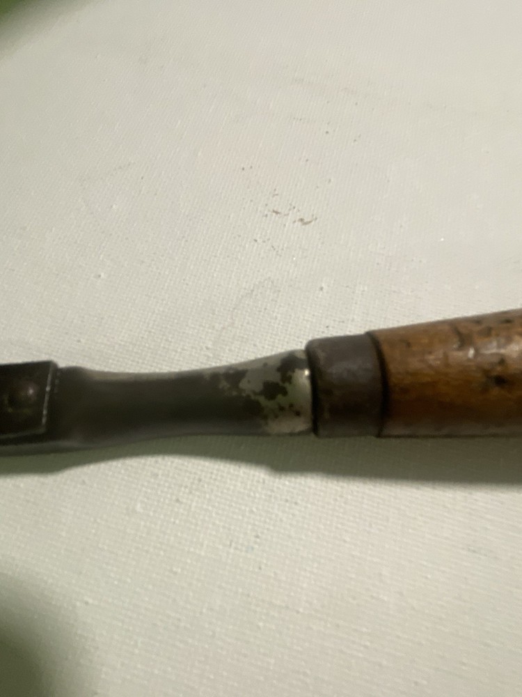 Vintage Nail Puller with Wood Handle Unbranded