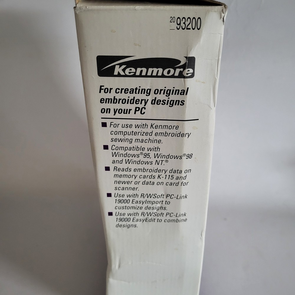 Kenmore R/W 19000 Computerized Embroidery Sewing Machine Data Reader Writer