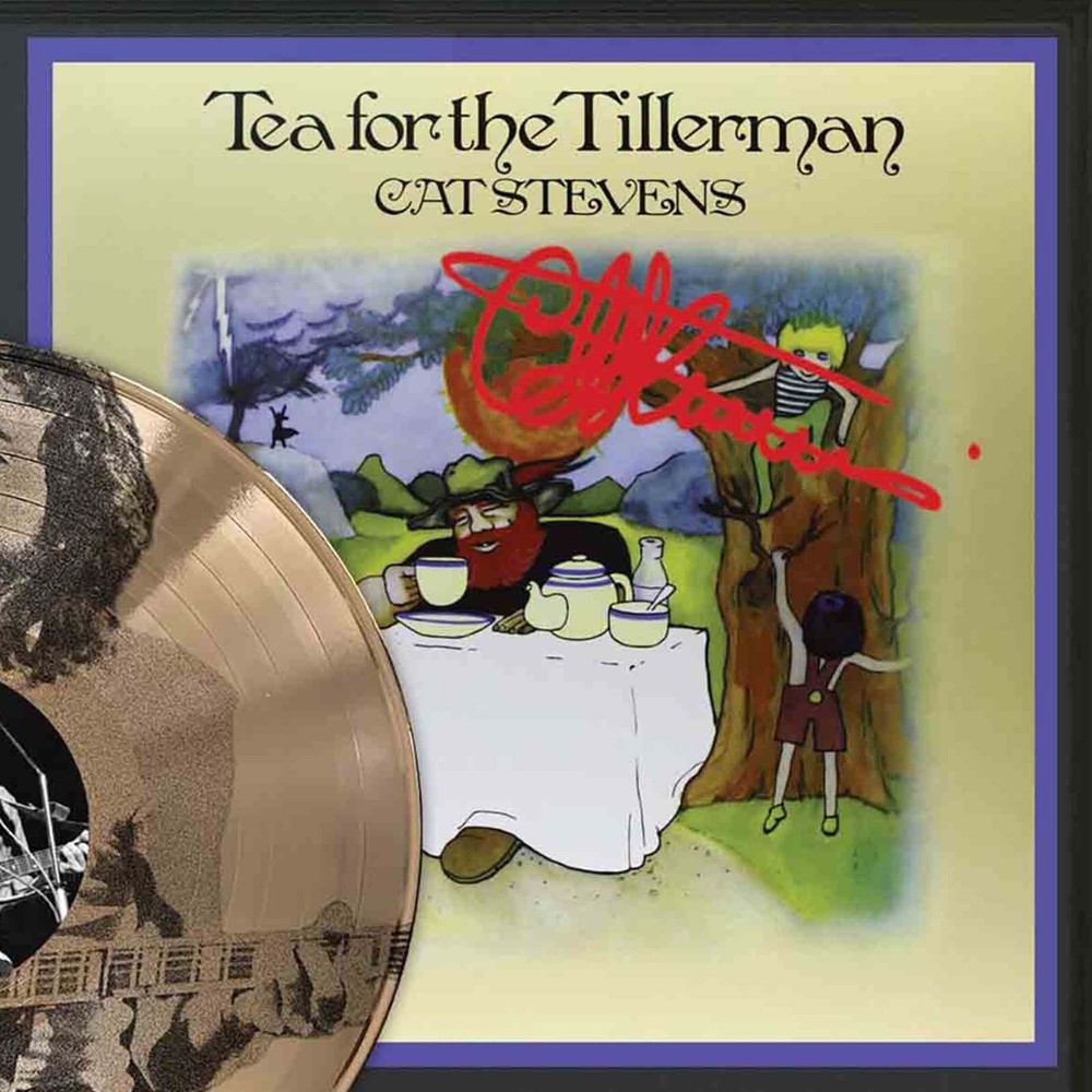 Cat Stevens Tea For The Tillerman Framed Laser Etched Picture LP Display