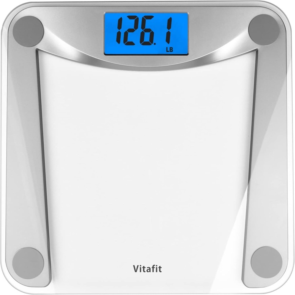 Durable Digital Weight Scale with Blue Backlit Display - Perfect for Home Use
