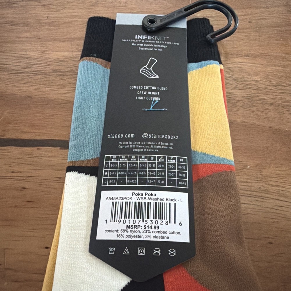 New Stance Men’s Large Casual 9-13 Infiknit