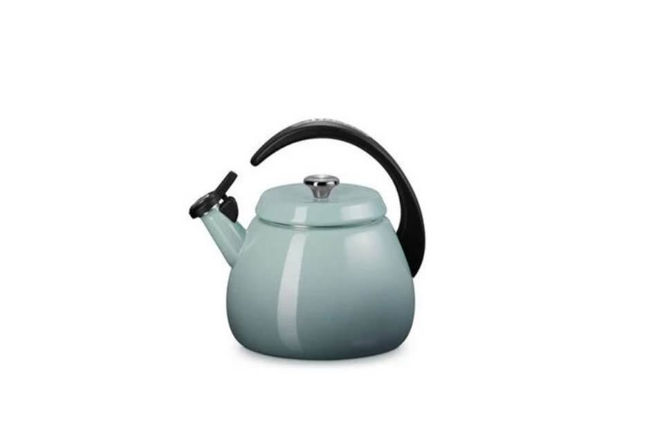 Le Creuset Enamel on Steel Cloche Kettle, 2.2 qt., Sea Salt