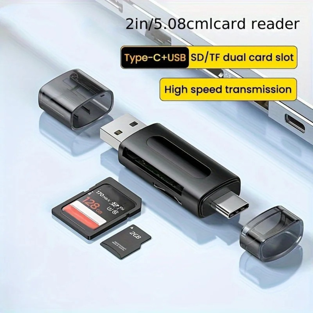 Card Reader USB 3.0 Type C Micro SD TF OTG Smart Memory Adapter Laptop Computer