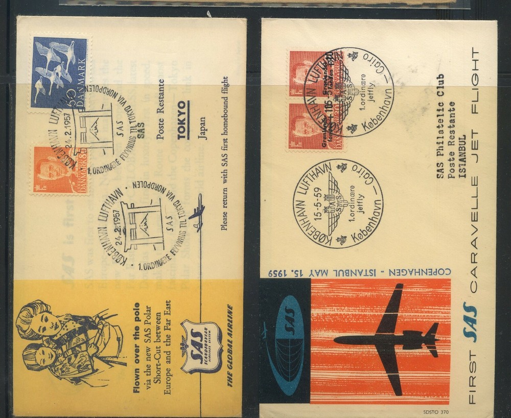 Denmark   2   SAS  flight covers