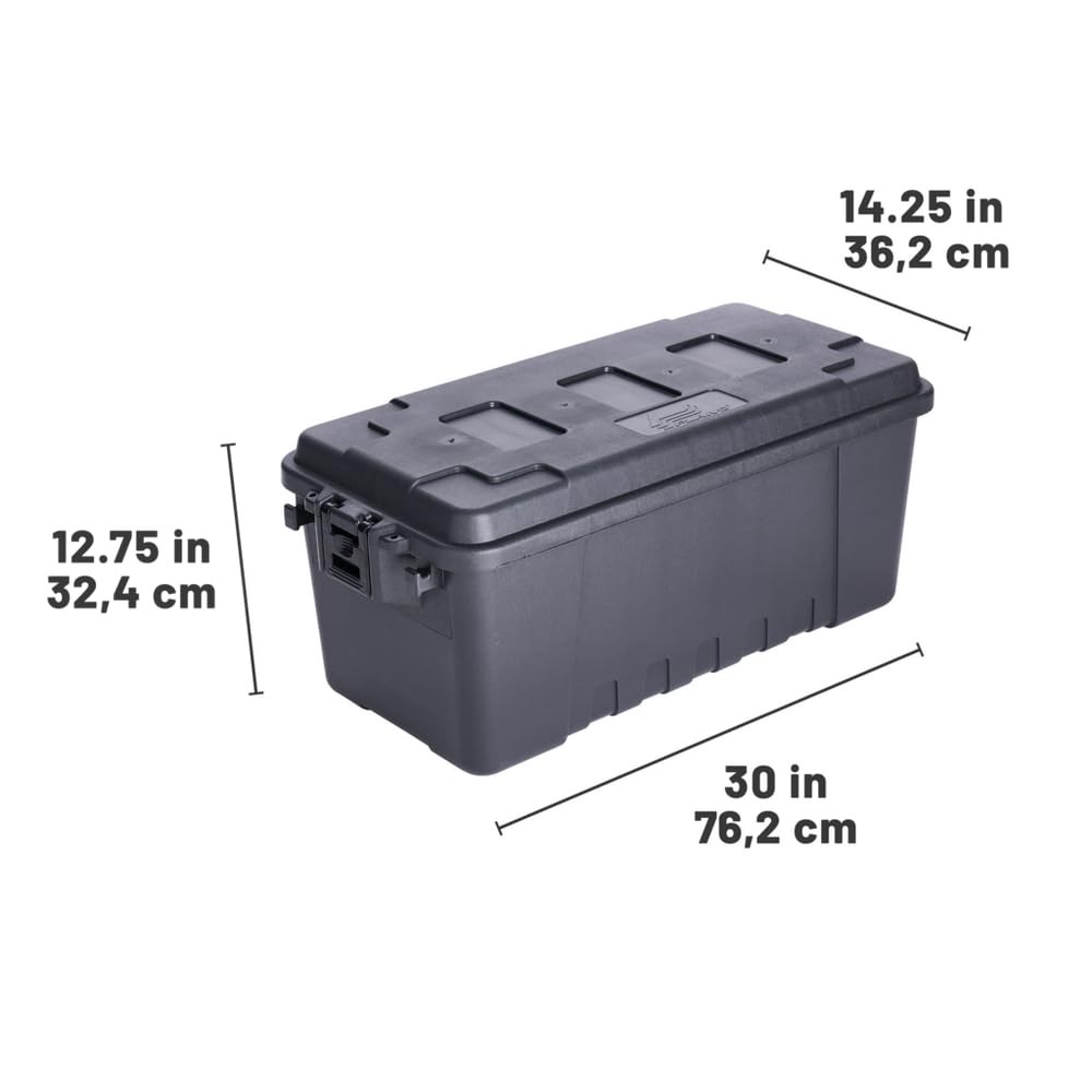 Plano Storage Trunks Medium - 1 pack, Charcoal