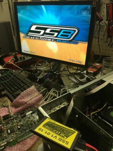 Silver Strike Bowling Replacement Solid State Hard Drive (SSD) Newest Software