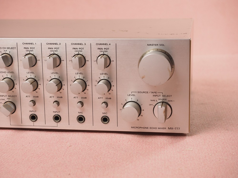 Sony MX 777 Microphone Echo MIxer Solid State Echo Tested MX-777