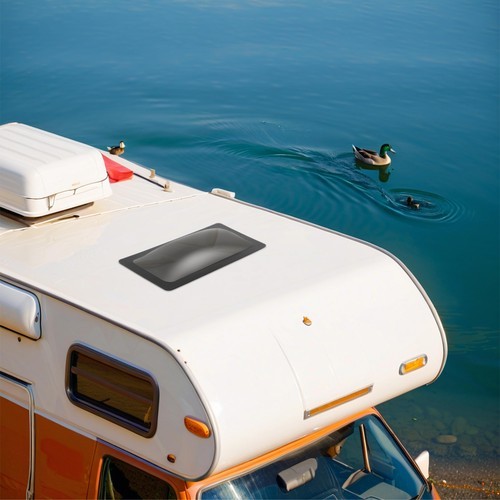 Black 18" x 34" RV Skylight Replacement Cover Camper RV Skylight Outer Cover