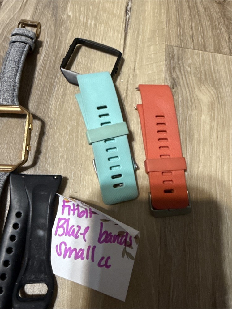 Used Fitbit Blaze Replacement Bands And Rings SMALL Size