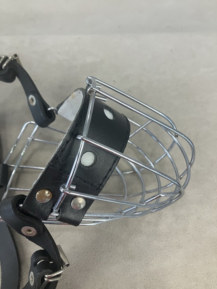 wire basket dog muzzle designed for pet safety