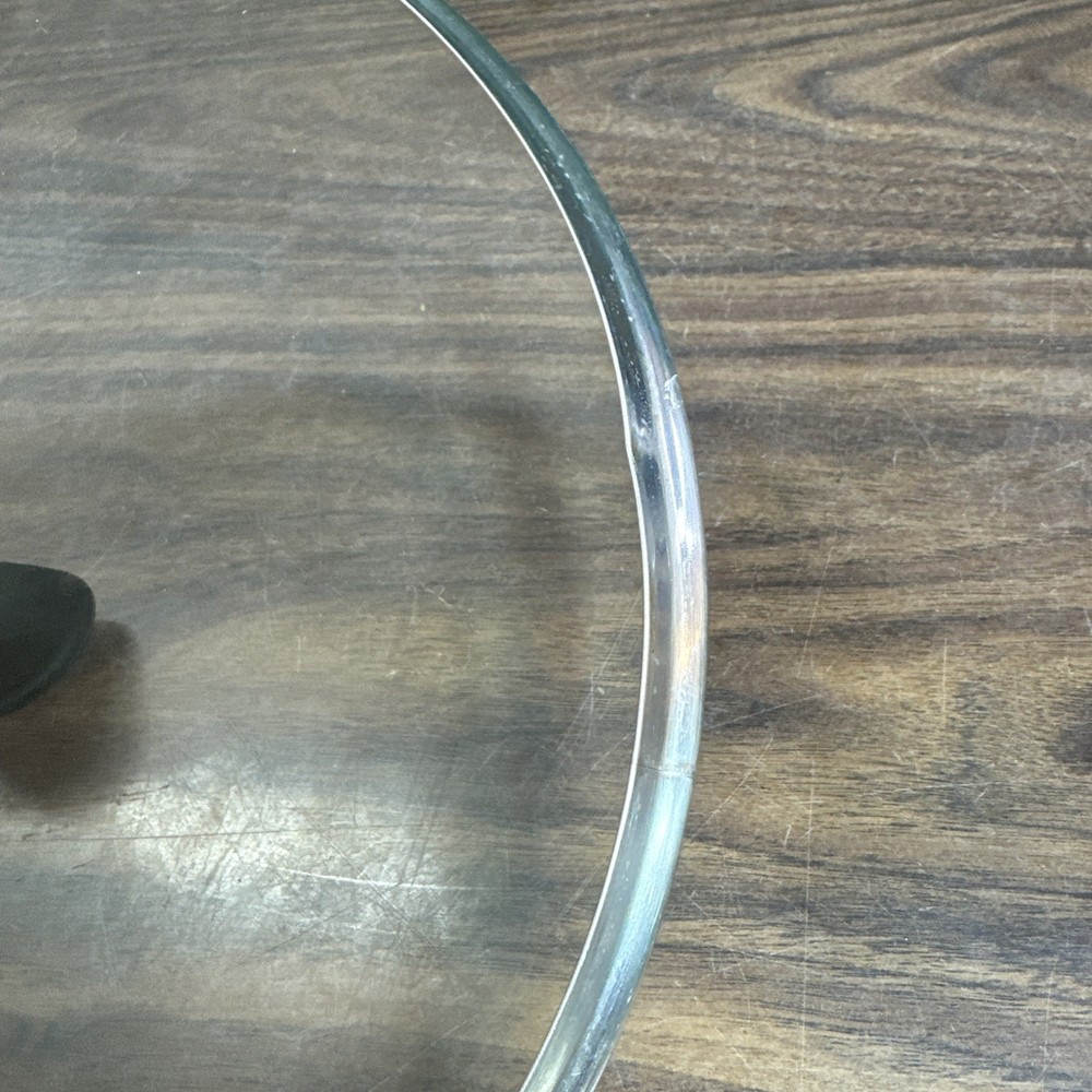 Wearever Cookware Replacement Glass Lid 11”Inner 12” Outer Diameter
