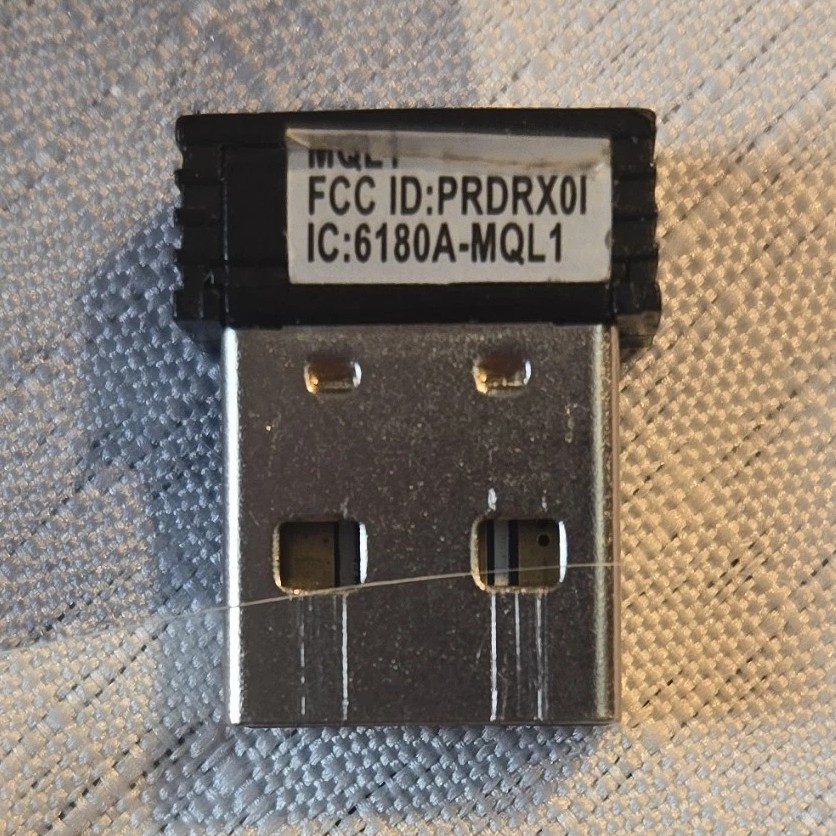 Wireless USB Receiver Dongle 6180A-MQL1 USB Interface Adapter