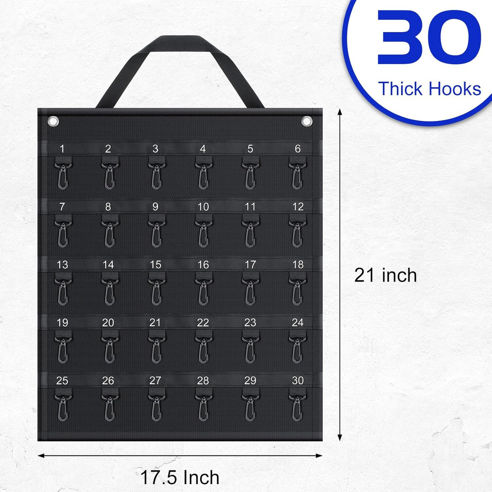 Rollable Key Case 30 Keys Roll up Key Organizer Roll up Key Case for