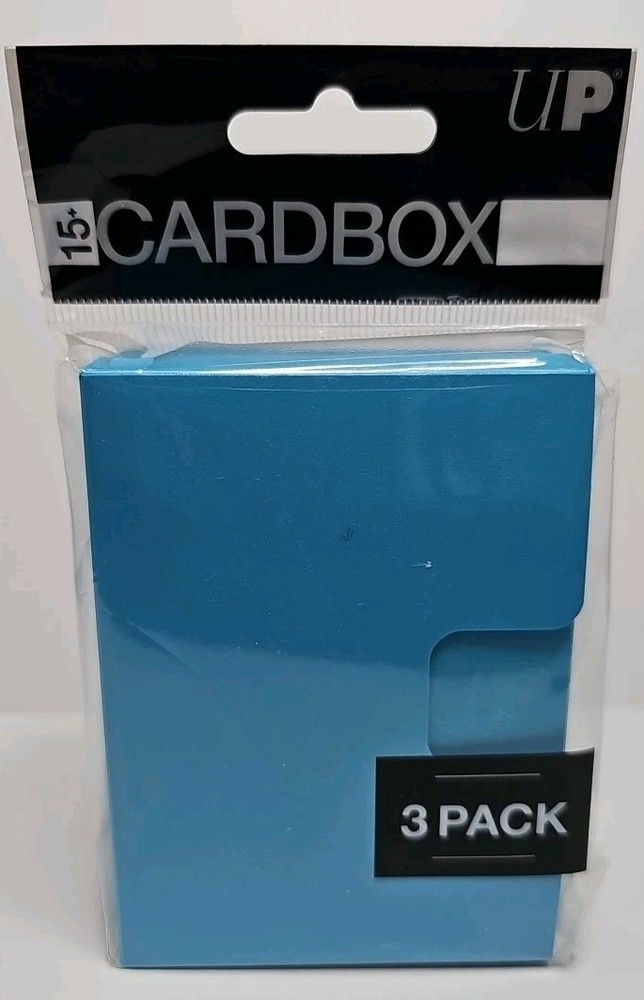 Ultra Pro Light Blue Aqua 15+ Deck Box 3-Pack Cube Draft Storage Newe