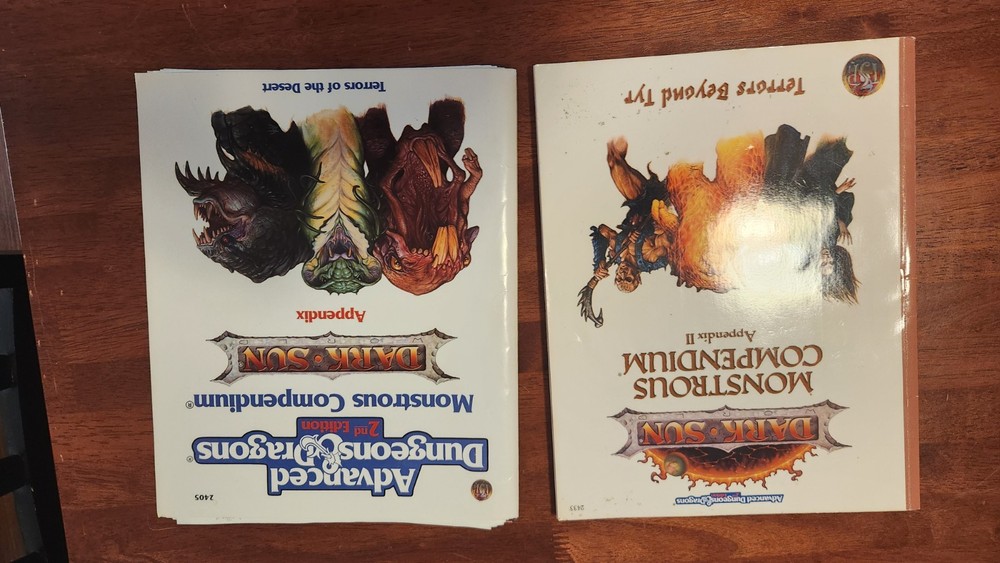 AD&D 2nd EDITION DARK SUN CAMPAIGN SETTING BUNDLE!