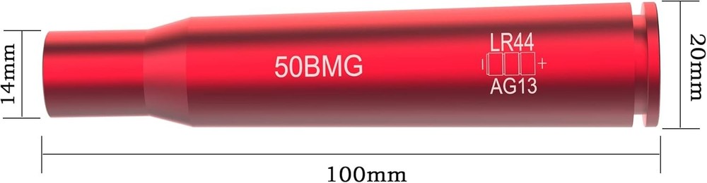 .50BMG Red Bore Sight Laser