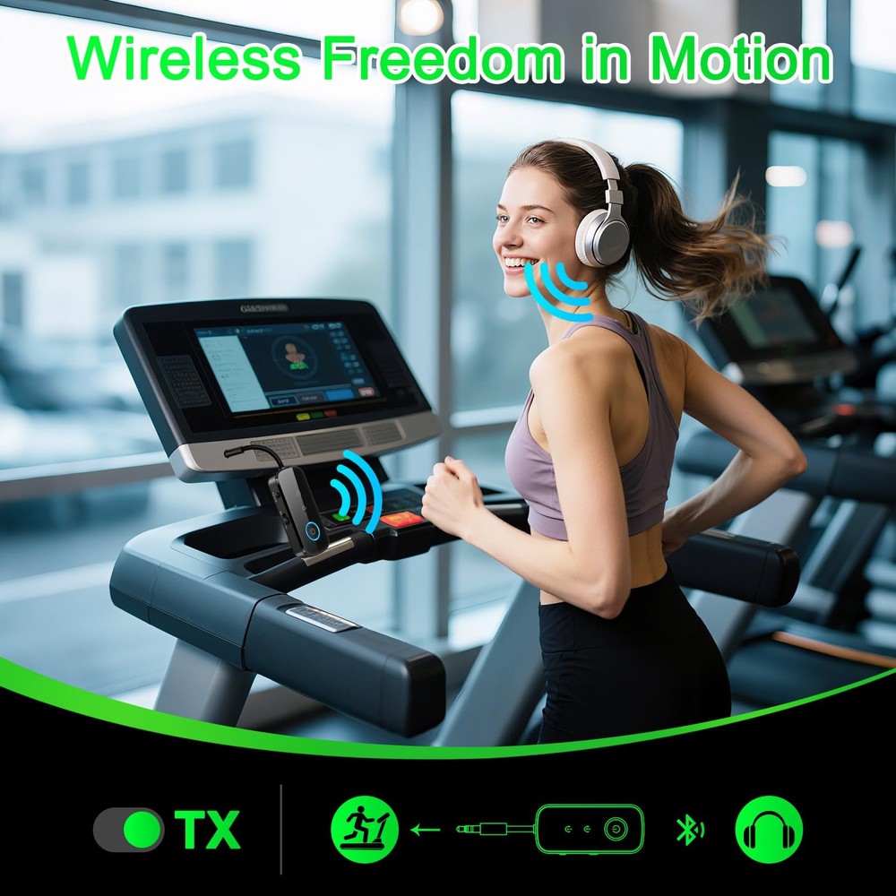 Premium Pro Bluetooth 5.4 Transmitter Receiver,Airplane Audio Adapter,Wireles...