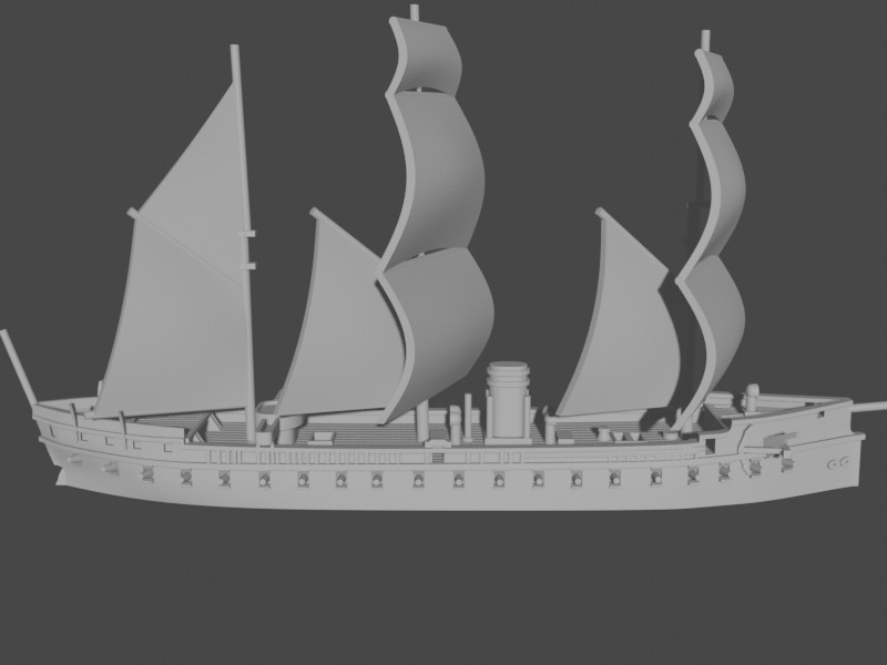 1/700th GB Ironclad Minotaur 1860