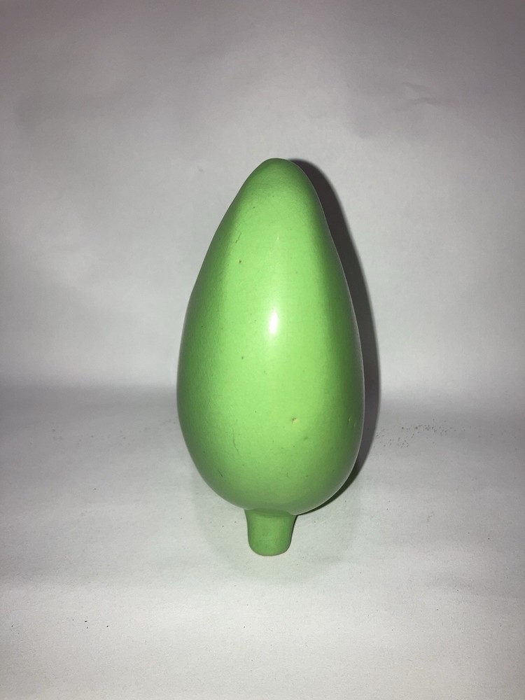Vintage Lime Green Crescent Moon Footed Planter