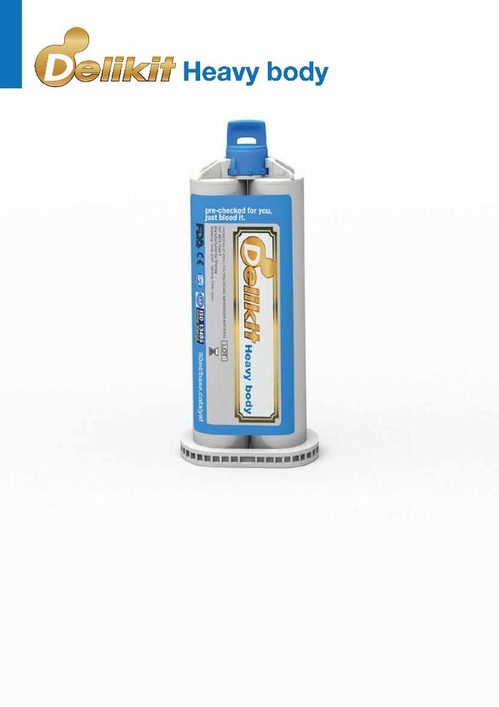 Delikit VPS Impression Material Heavy Body Bulk Pack 16X50ml/Pack IMHB