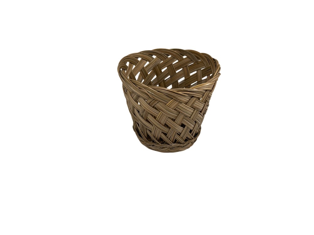 Hand Made Philippine Natural Coco Midrib Round Gift Baskets, Bread Roll Baskets,