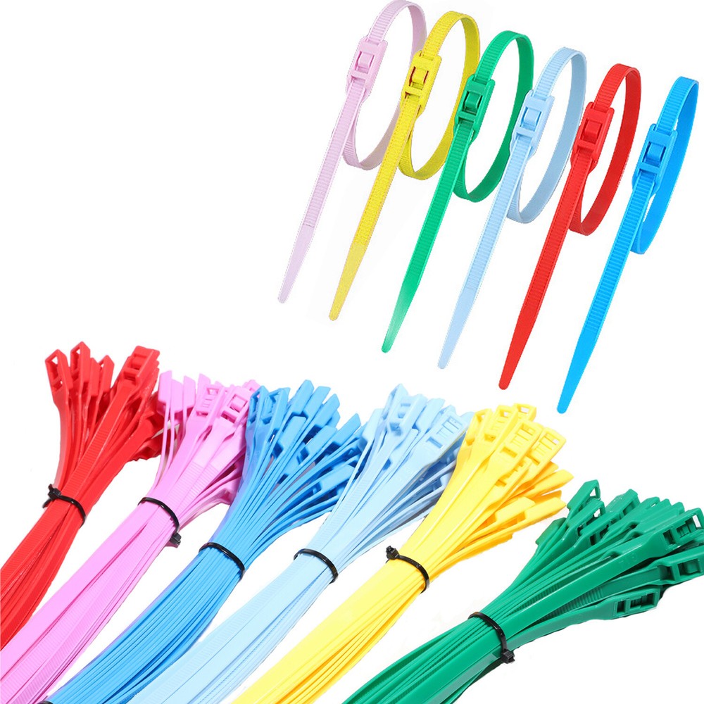 150Flat Head Cable Ties 400 x 8mm For Playgrounds Inflatable Castles