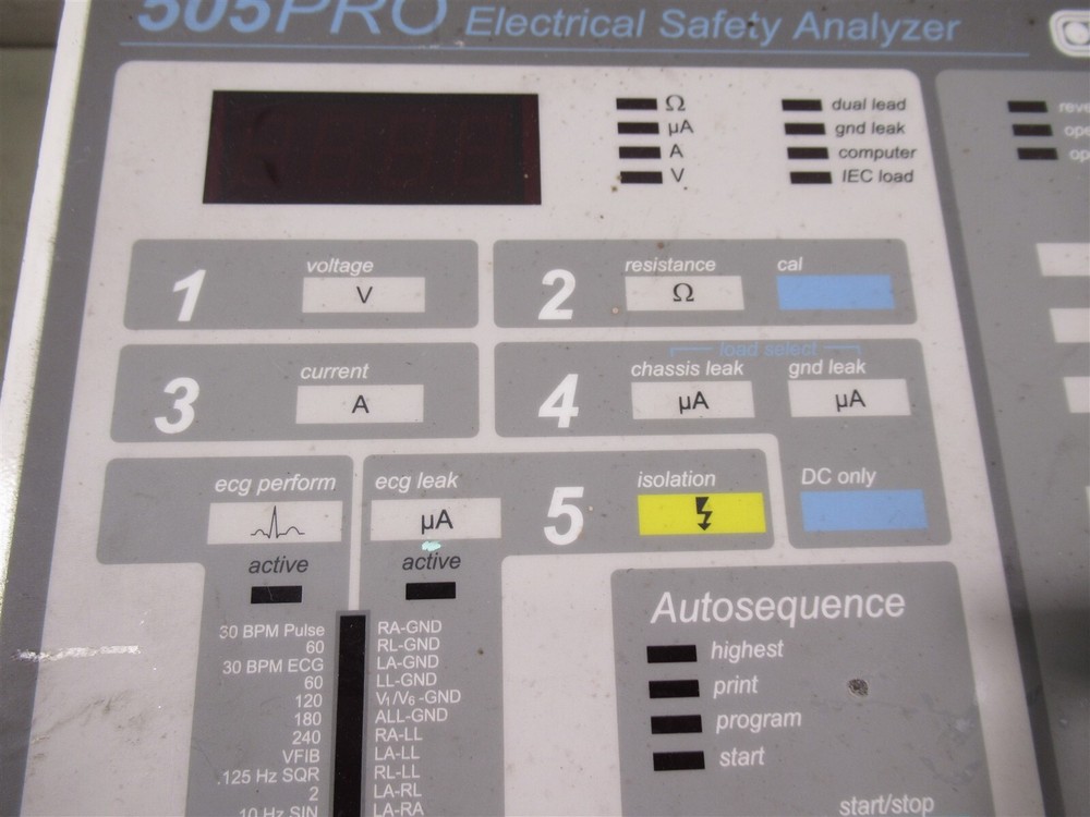 Bio-Tek 505PRO Electrical Safety Analyzer Portable Laboratory Device