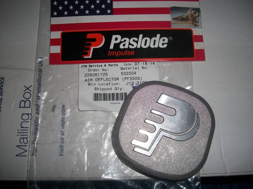 Paslode Part # 502004 AIR DEFLECTOR (PF350-S)