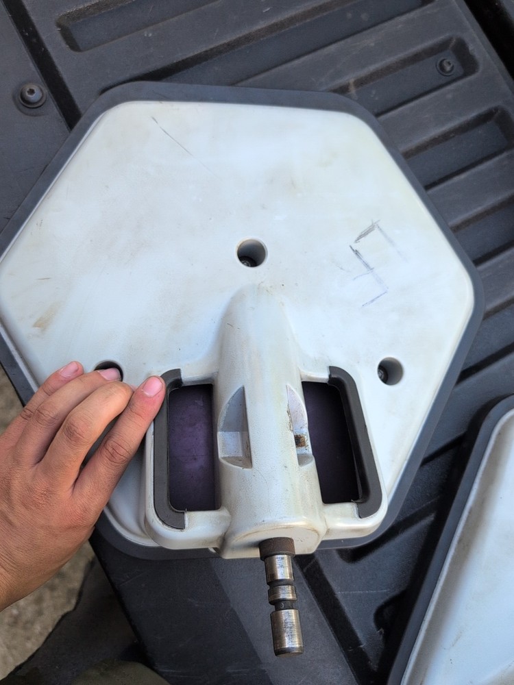 4 Hunter Engineering DSP 400/600 Alignment Targets 2 Front 2 Rear Read