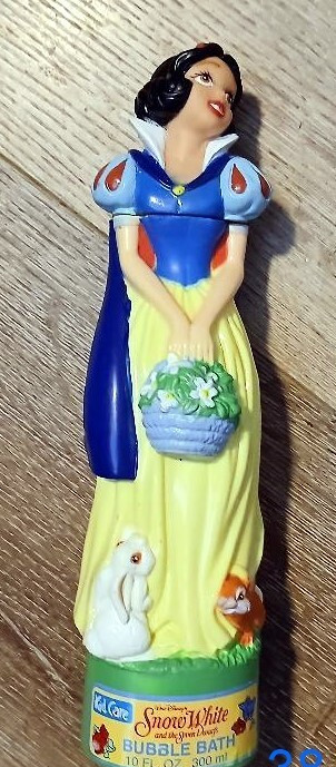 Snow White - Bubble Bath Plastic Figure (empty)