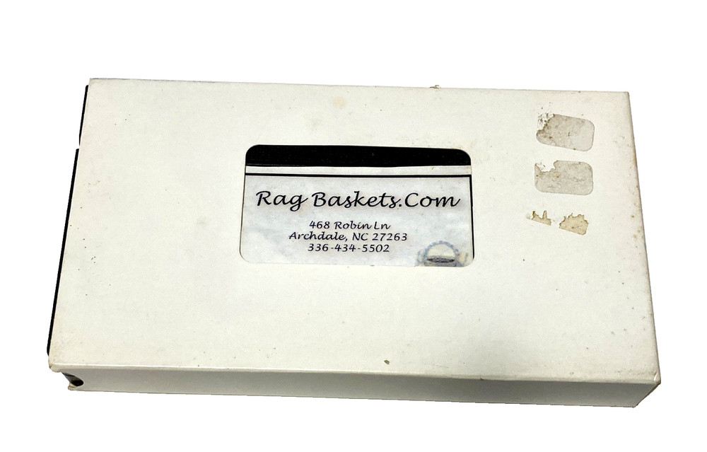 VHS How to make rag baskets