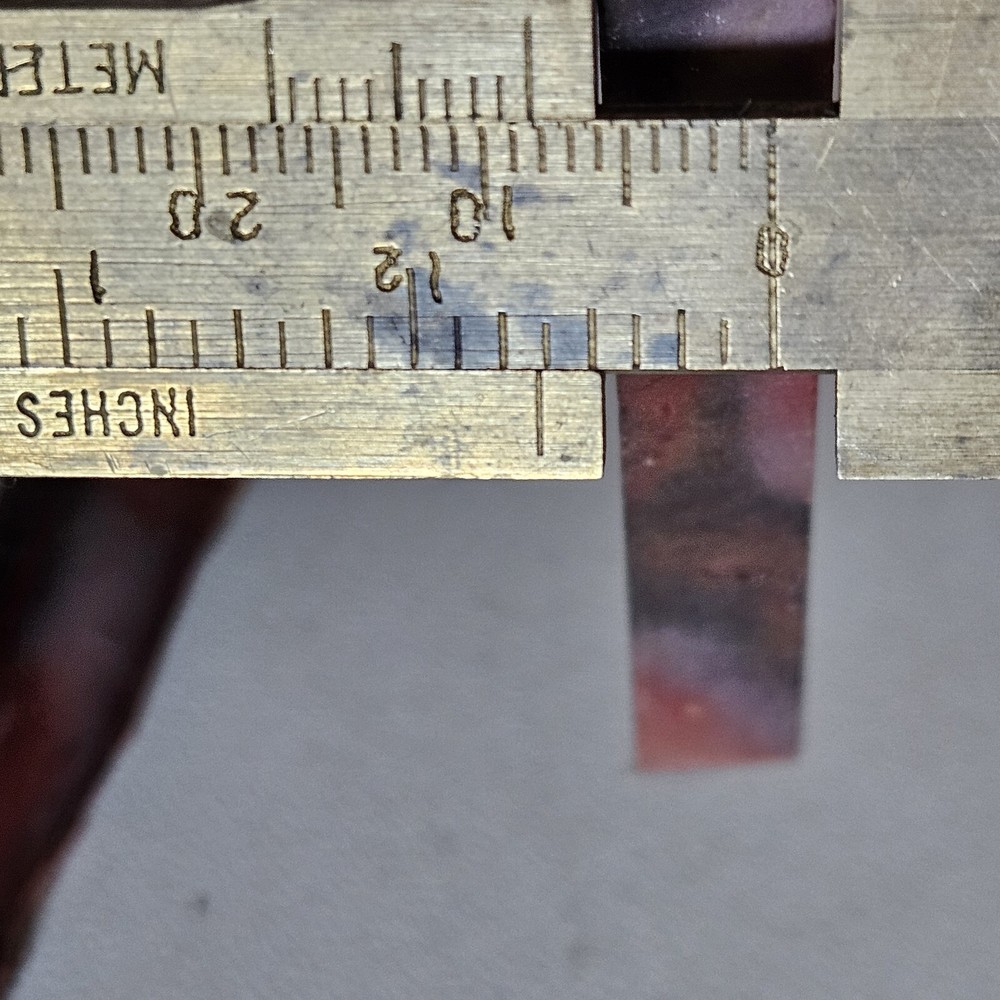 Three Lapidary Slabs Mookaite 86 Grams