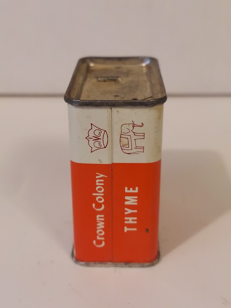 Crown Colony Brand 1960 Thyme Spice Tin