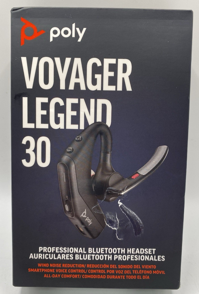 Headset In-Ear  Wireless Noise Cancelling  Poly Voyager Legend 30 - Black