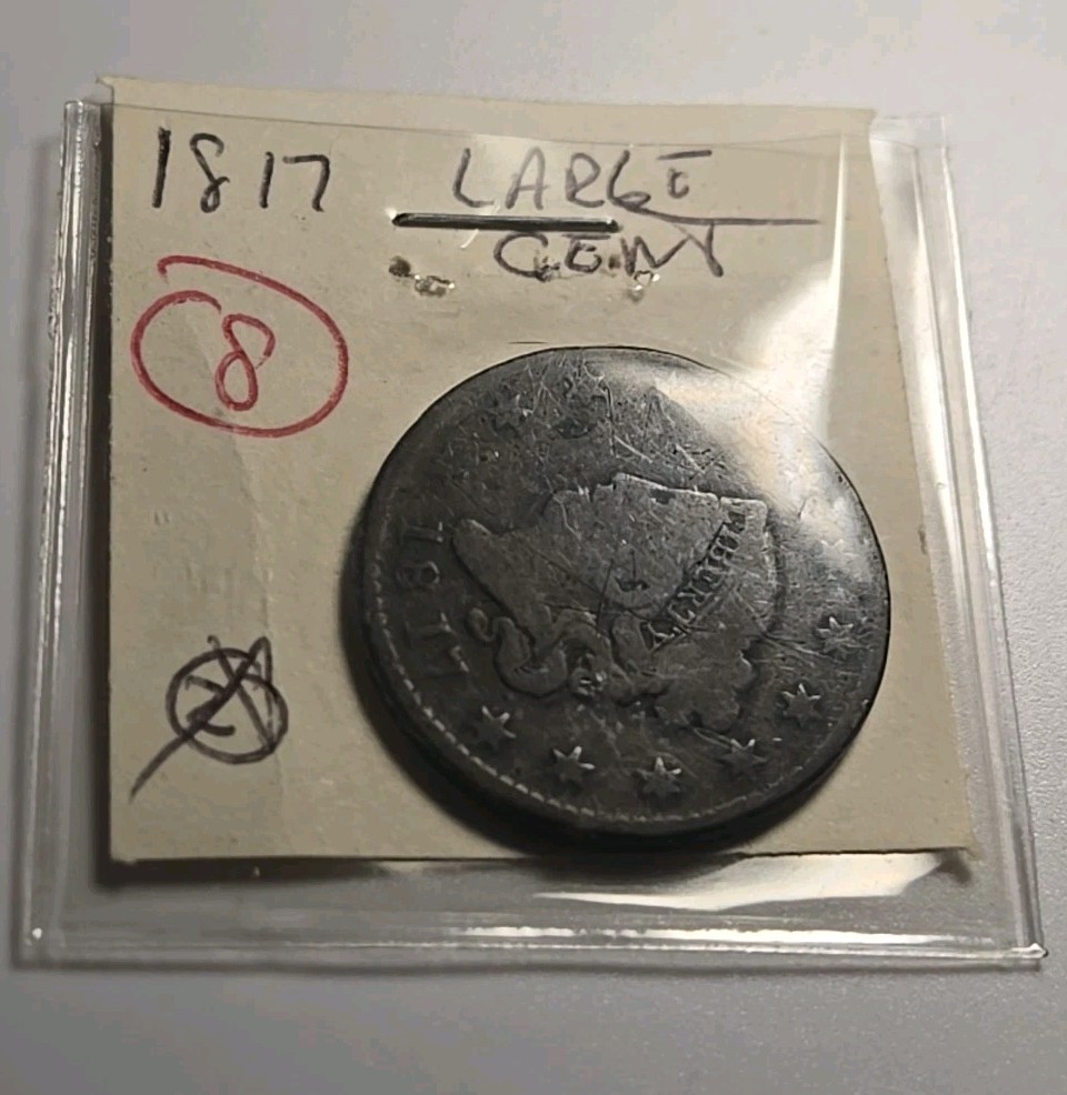 1817 Coronet Large Cent Coin 1c