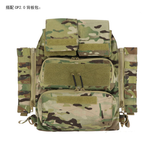 1 Pair Hunting Molle Side Zipper Panel for CP1.0 / CP2.0 Zip Back Pack