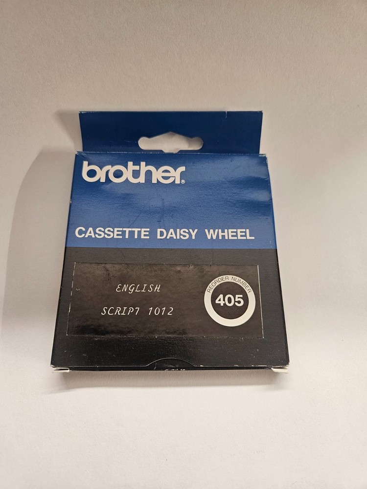 BROTHER Cassette Daisy Wheel English Script 1012 405