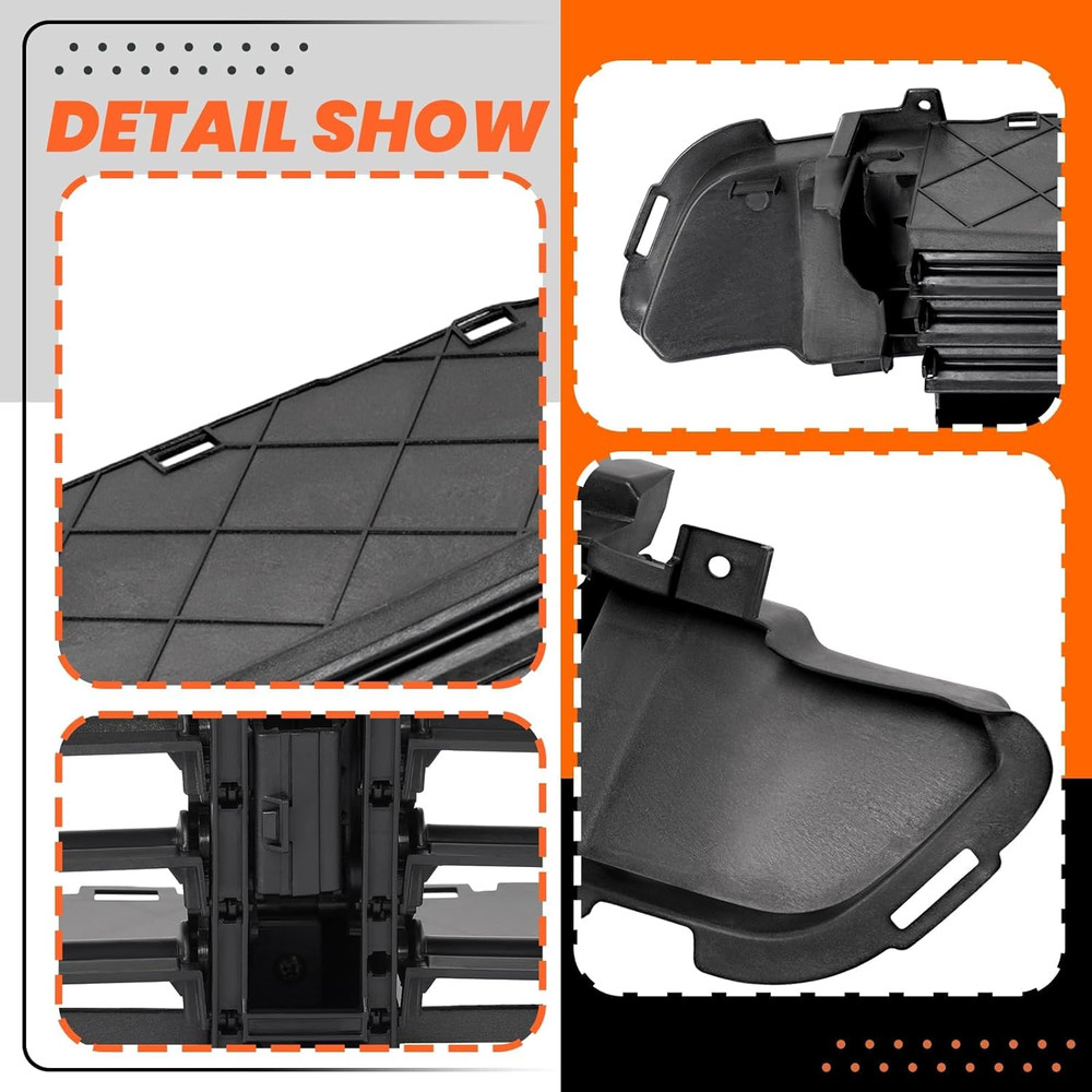 Grille Shutter Assembly Compatible with 2014-2018 Jeep Cherokee SUV Replacement