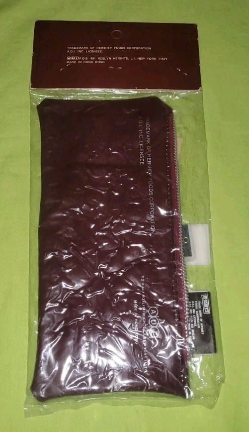 Vintage Hershey’s Chocolate Candy Mini Ruler Eraser Sharpener Case Set