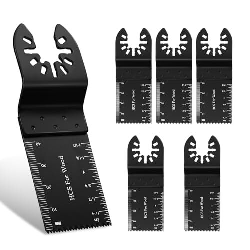 6PCS Oscillating Tool Blades, Universal Wood Oscillating Multitool, Professional
