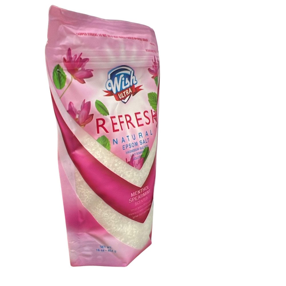 16oz Wish Refresh Natural Epsom Salt :1 Pack