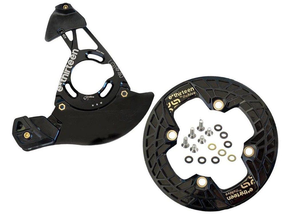 E*thirteen LG1+ Turbo Chain Guide I05 Dual Bash System 36-40t Black