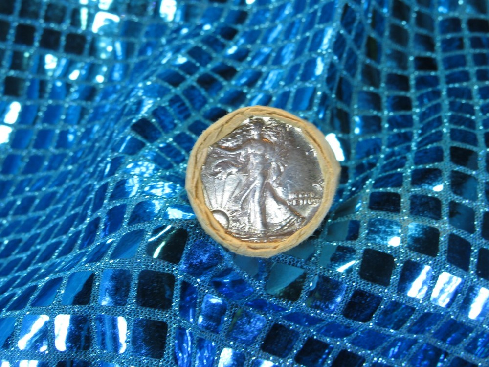 $10 ROLL HALF DOLLAR ROLL 1941 PROOF WALKER END / WALKER P END BIN HF10