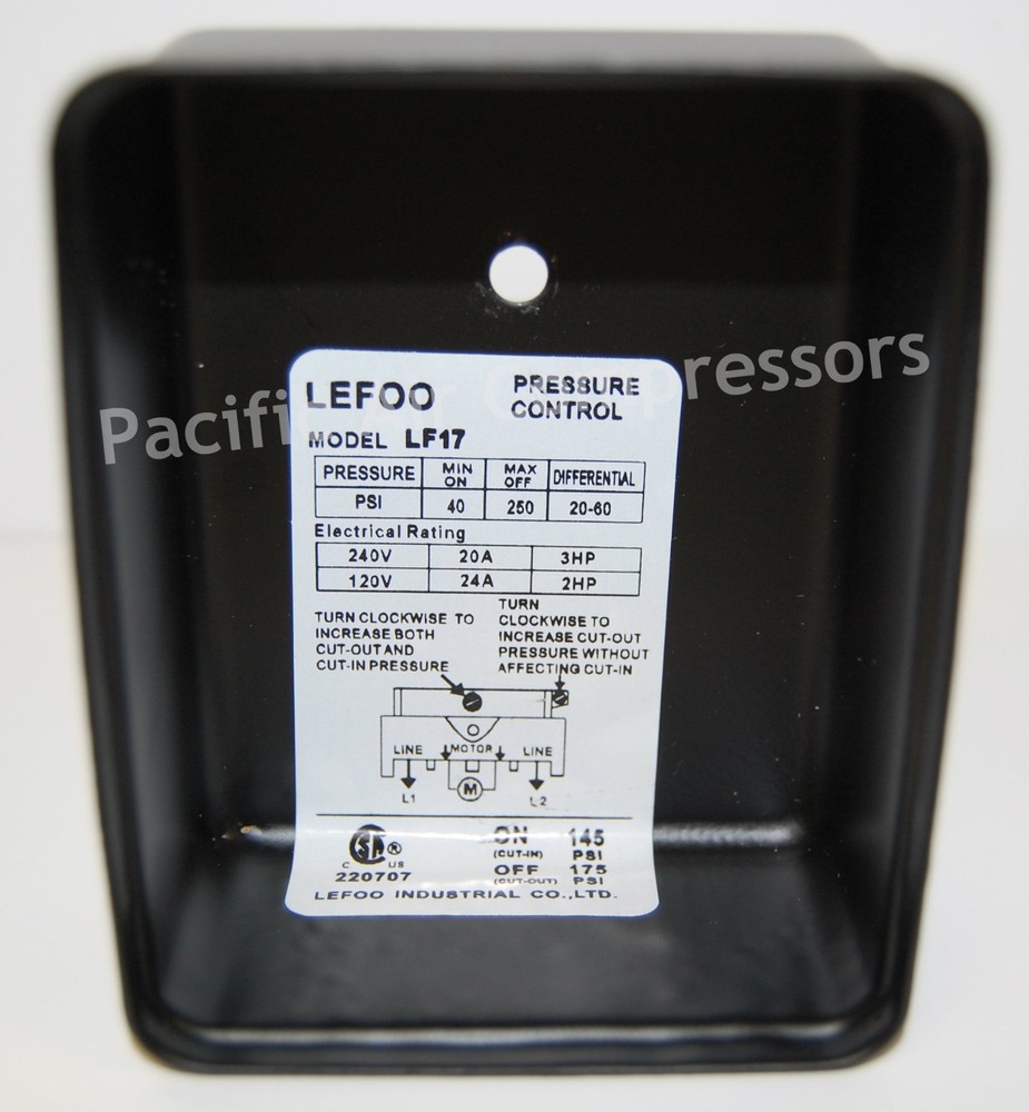 HUBBELL HEAVY DUTY REPLACEMENT PRESSURE SWITCH