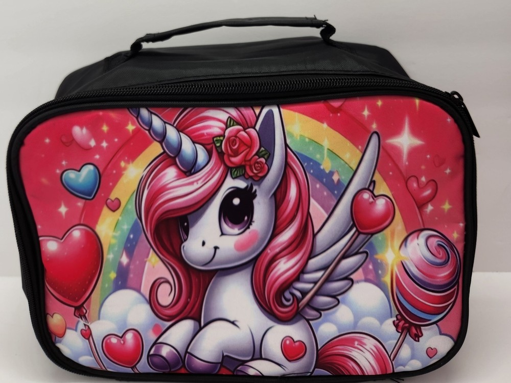 Unicorn Girl Three Piece Backpack Set