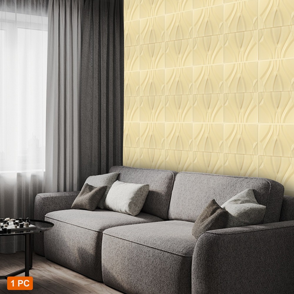 Beige Wall Mold 3D Background Wall Mold, ABS Mold for Interior Wall Decor New