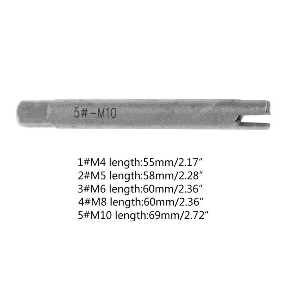 Broken Tap Extractor Wider Application 5Pcs High Efficiency High Quality M5 M8