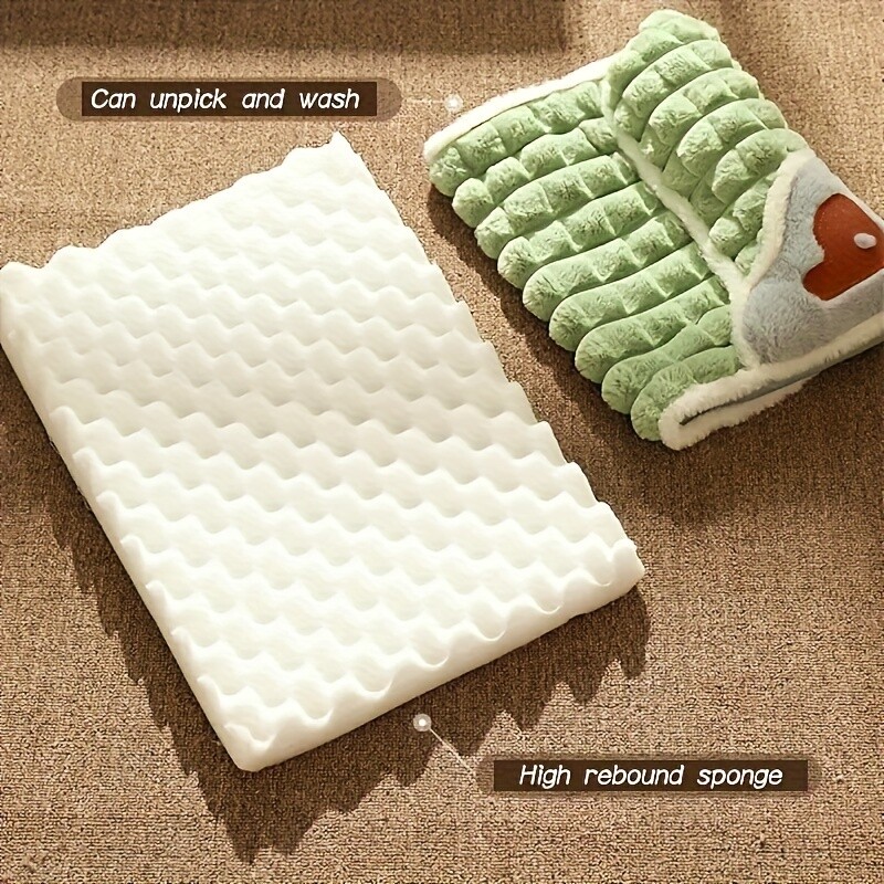 Comfortable Thickened Cat Bed Dog Sleeping Pad - Detachable Milk Pad
