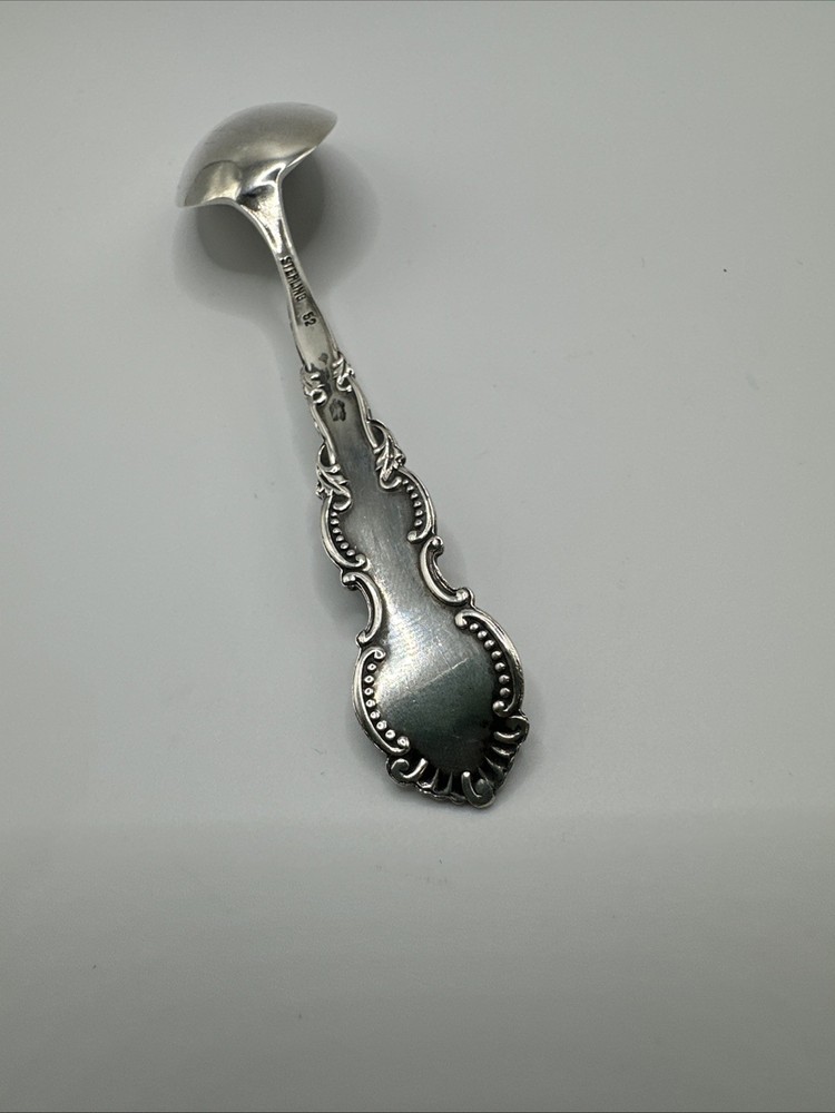Sterling Souvenir Spoon A Memphis Pet Etched Squirrel Spoon