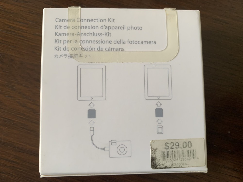 Genuine Apple iPad Camera Connection Kit & Apple Mini Displayport